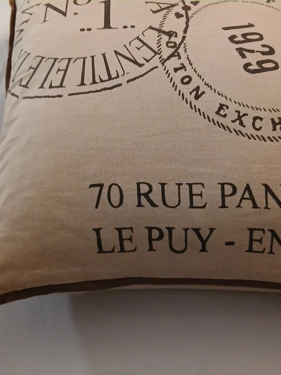 French Script Pillow Set - Picture 10 of 11